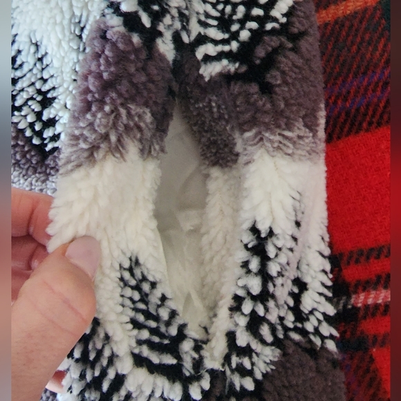 Cozy Vintage Willow Ridge Forest Theme Fleece Jacket - Picture 7 of 7